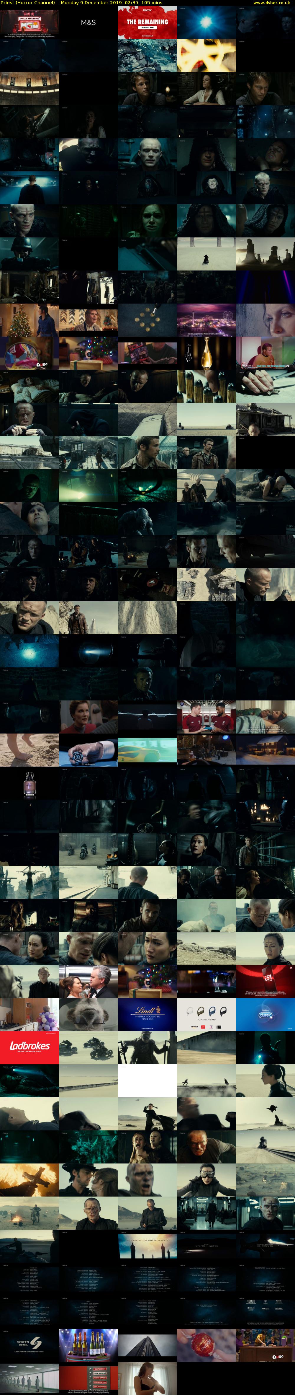 Priest (Horror Channel) Monday 9 December 2019 02:35 - 04:20