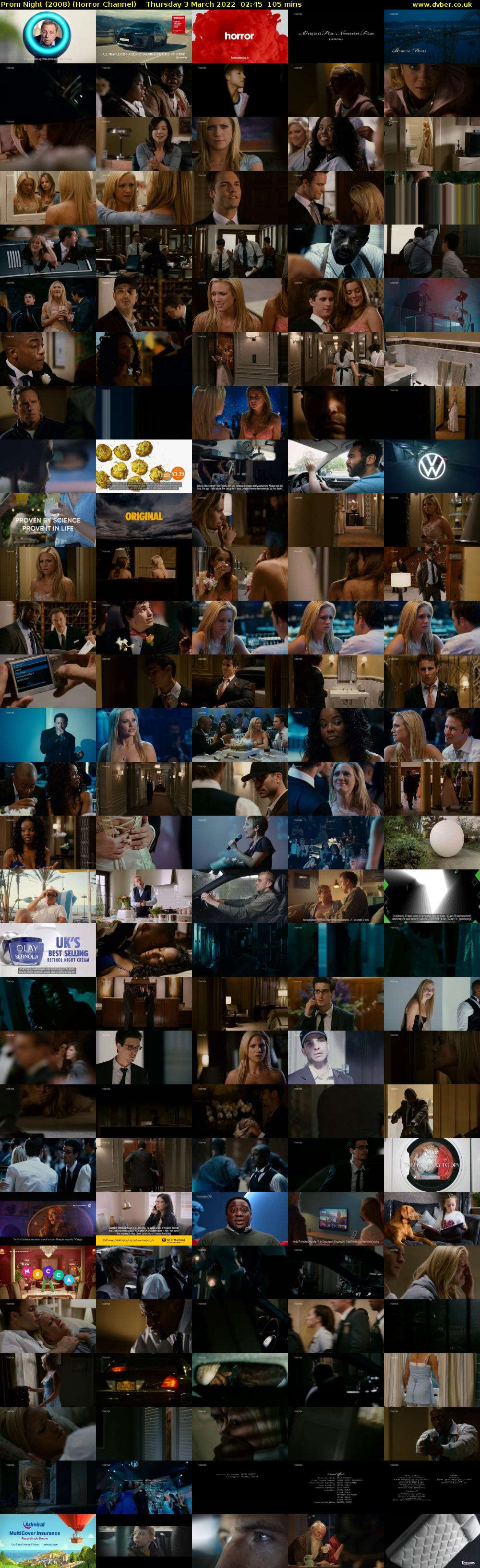 Prom Night (2008) (Horror Channel) Thursday 3 March 2022 02:45 - 04:30