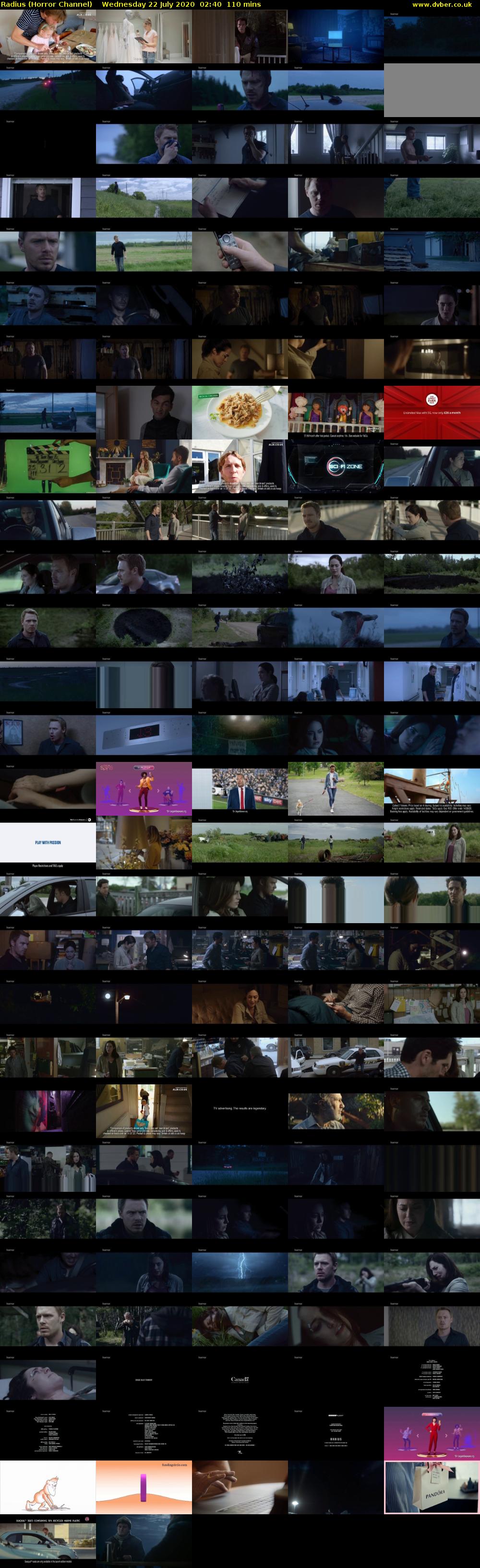 Radius (Horror Channel) Wednesday 22 July 2020 02:40 - 04:30
