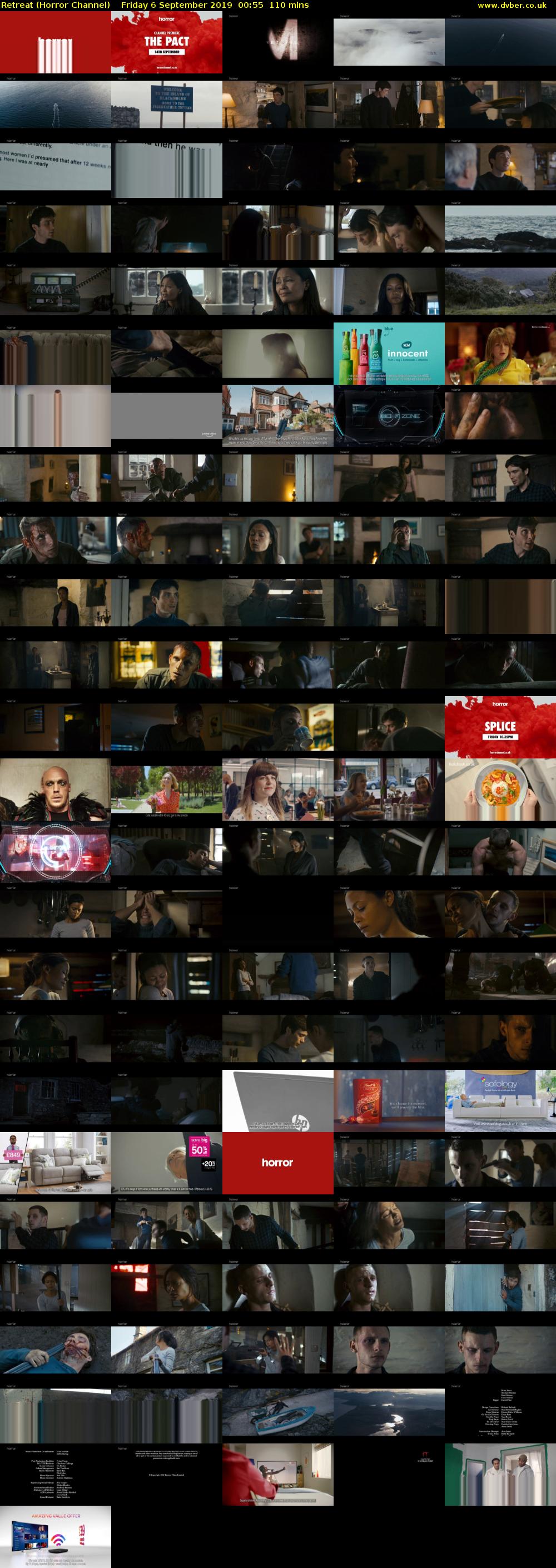 Retreat (Horror Channel) Friday 6 September 2019 00:55 - 02:45