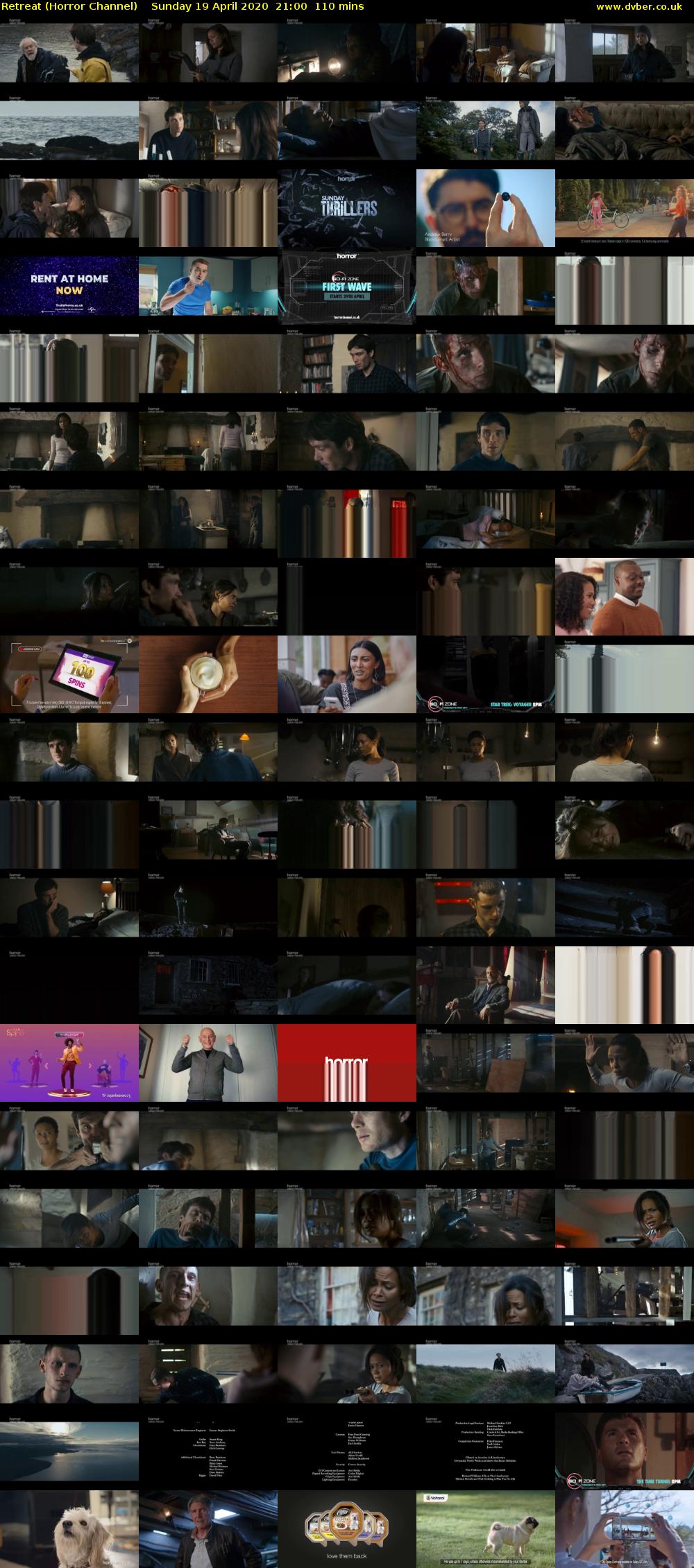 Retreat (Horror Channel) Sunday 19 April 2020 21:00 - 22:50