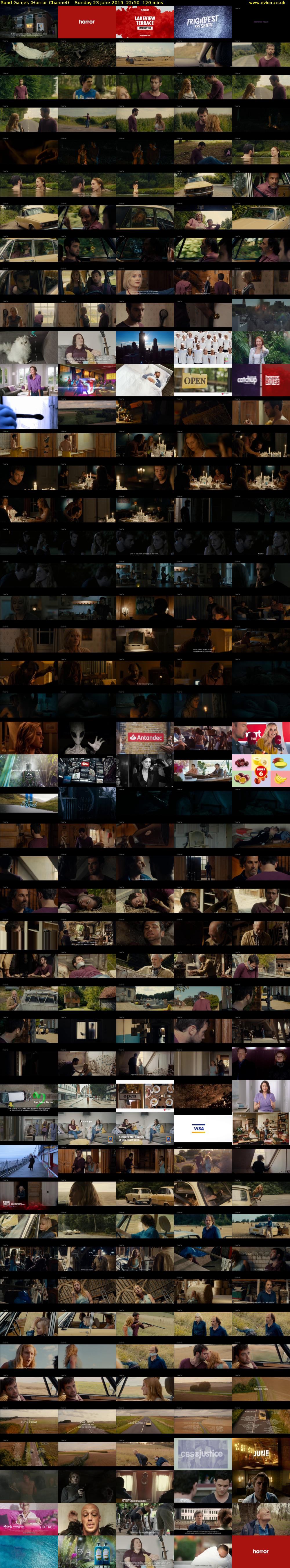Road Games (Horror Channel) Sunday 23 June 2019 22:50 - 00:50
