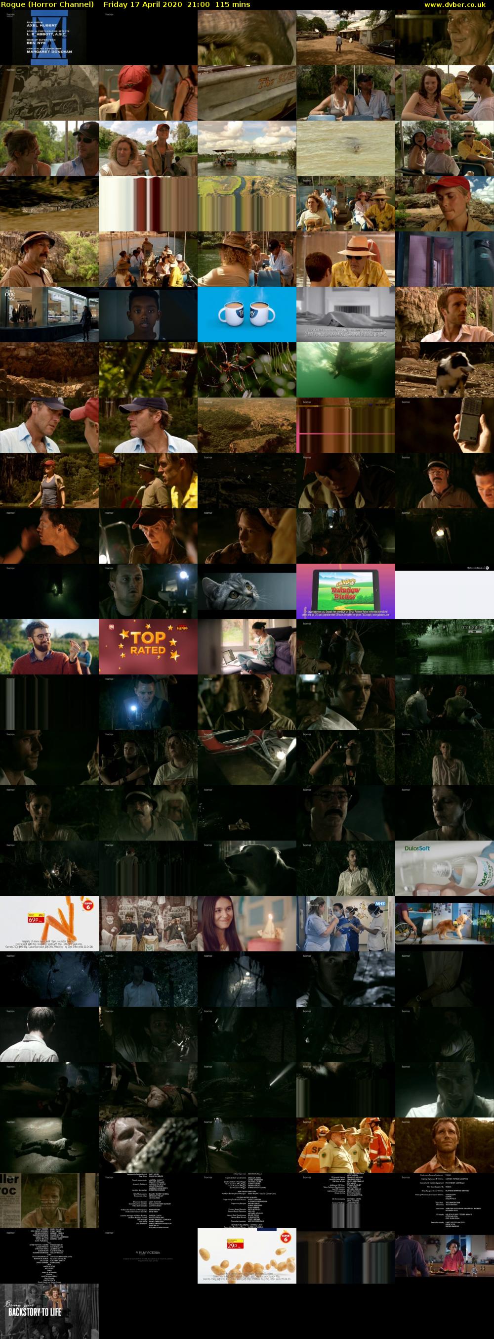 Rogue (Horror Channel) Friday 17 April 2020 21:00 - 22:55