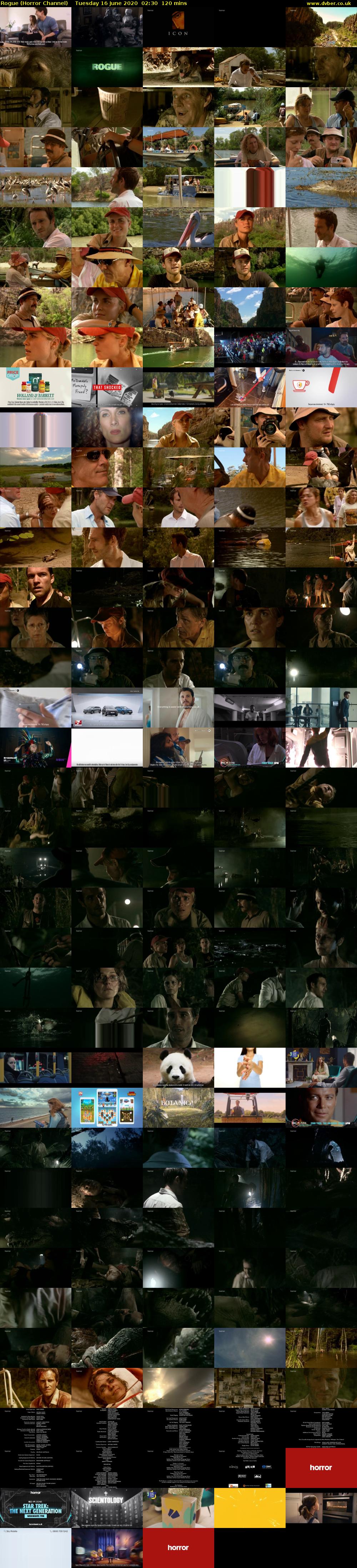 Rogue (Horror Channel) Tuesday 16 June 2020 02:30 - 04:30