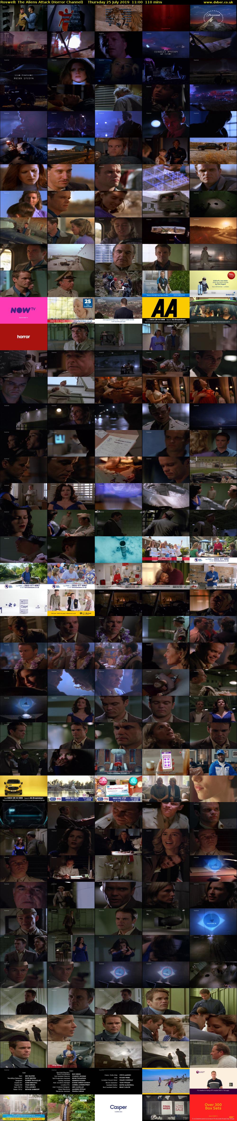 Roswell: The Aliens Attack (Horror Channel) Thursday 25 July 2019 11:00 - 12:50