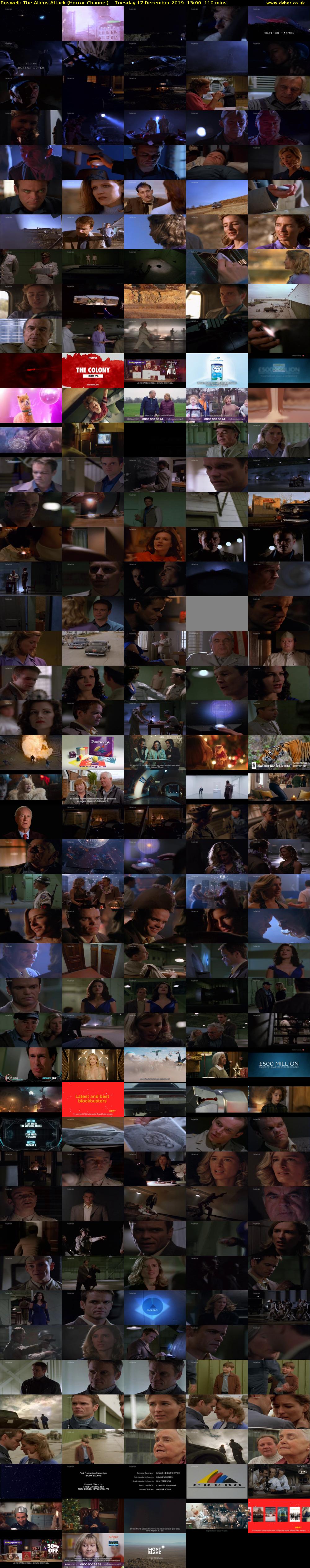 Roswell: The Aliens Attack (Horror Channel) Tuesday 17 December 2019 13:00 - 14:50