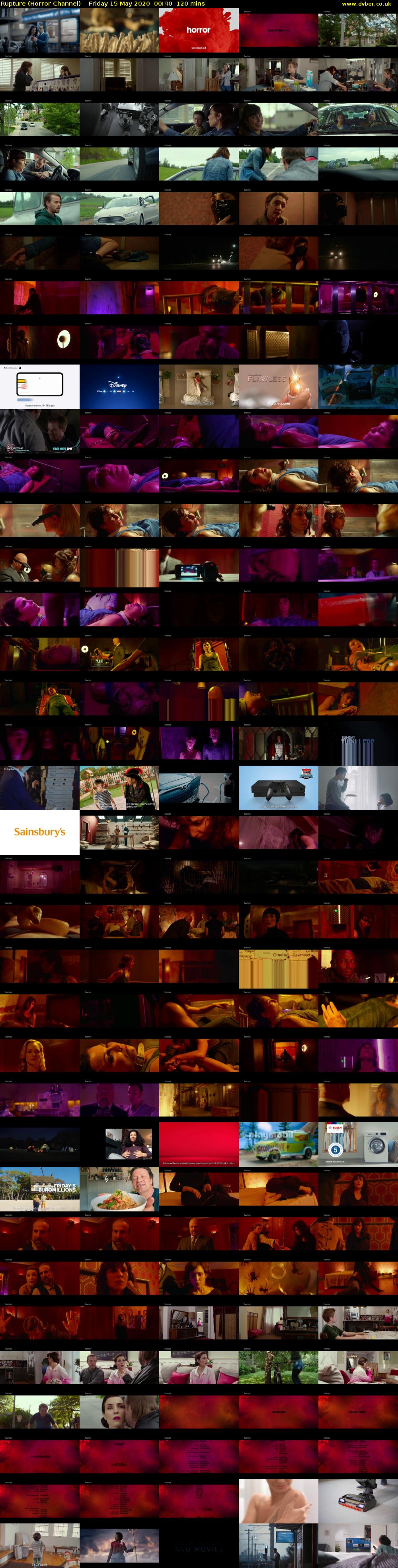 Rupture (Horror Channel) Friday 15 May 2020 00:40 - 02:40