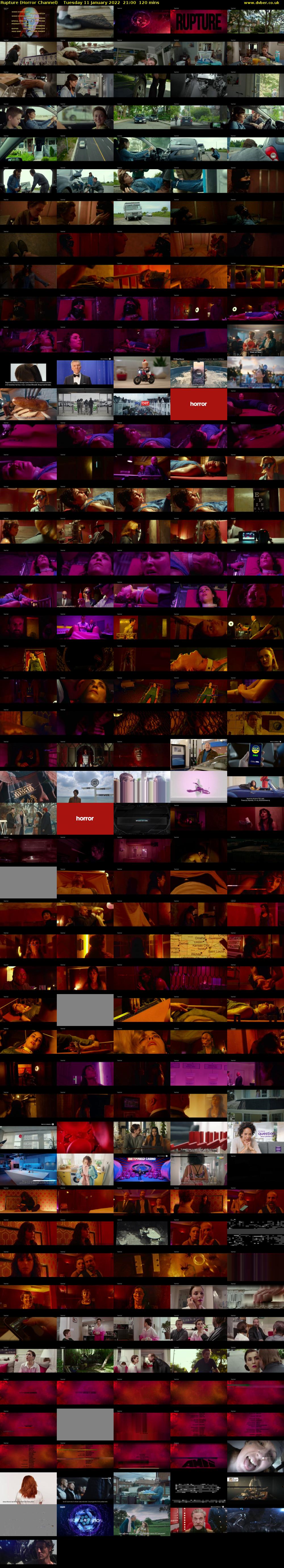 Rupture (Horror Channel) Tuesday 11 January 2022 21:00 - 23:00