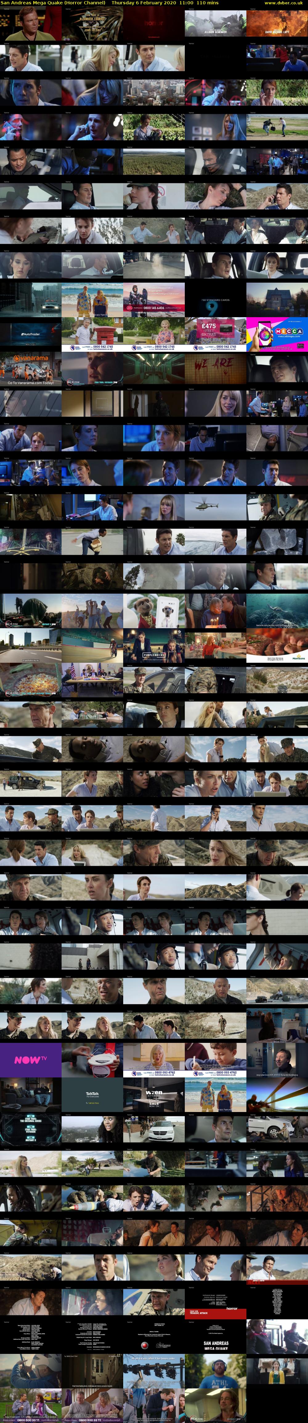 San Andreas Mega Quake (Horror Channel) Thursday 6 February 2020 11:00 - 12:50