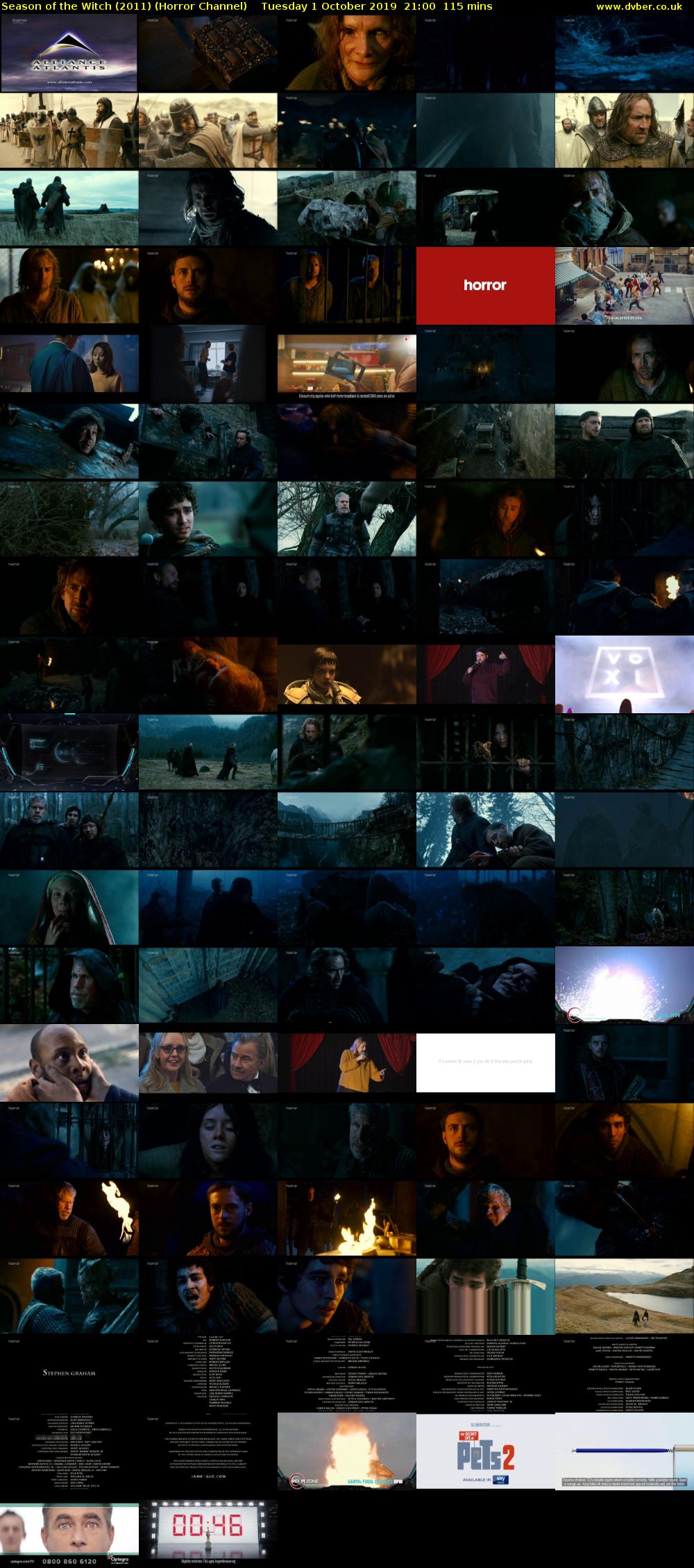 Season of the Witch (2011) (Horror Channel) Tuesday 1 October 2019 21:00 - 22:55