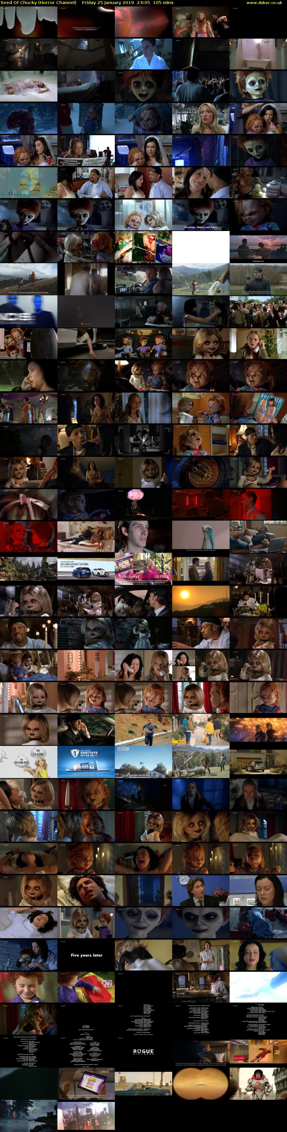 Seed Of Chucky (Horror Channel) Friday 25 January 2019 23:05 - 00:50