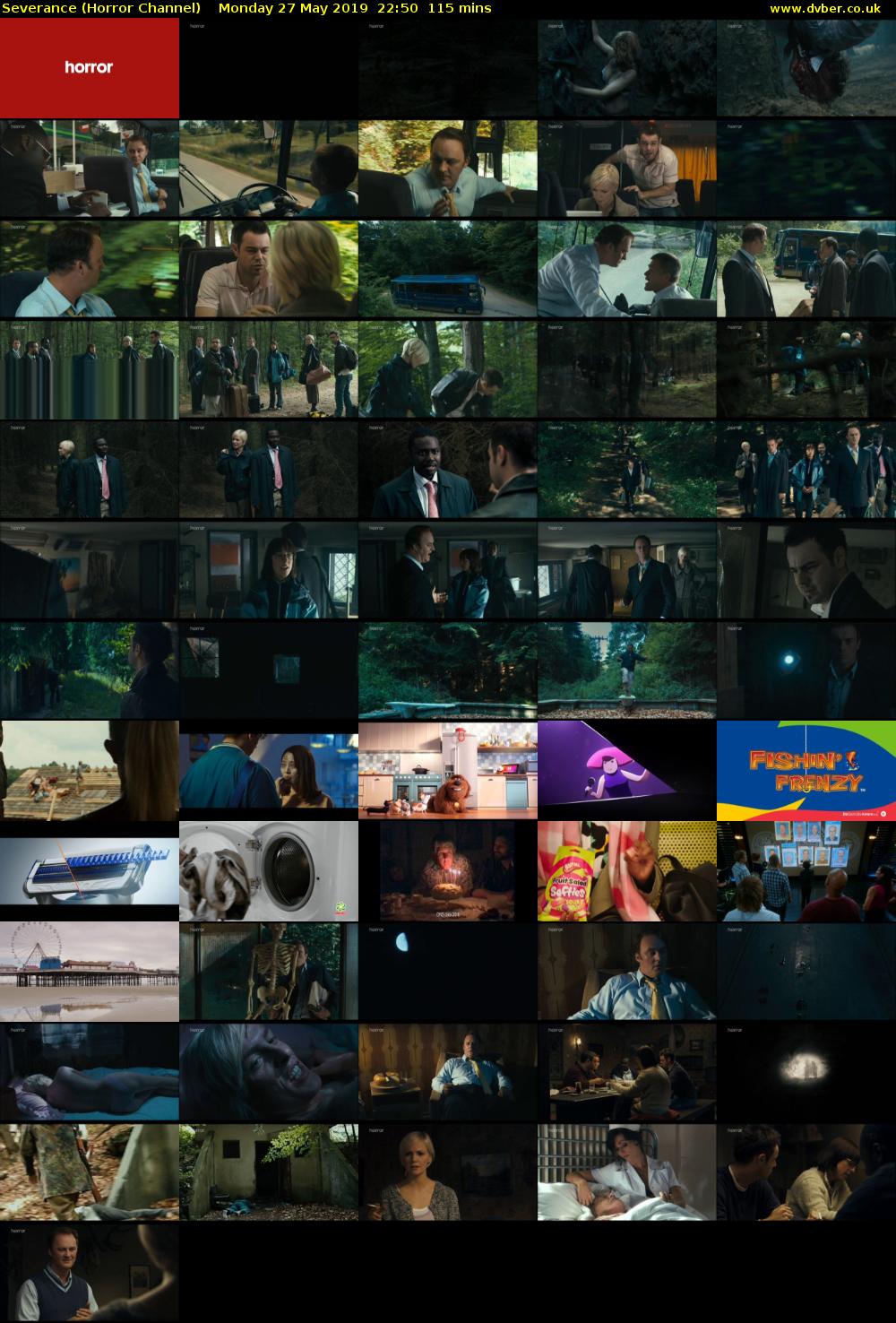 Severance (Horror Channel) Monday 27 May 2019 22:50 - 00:45