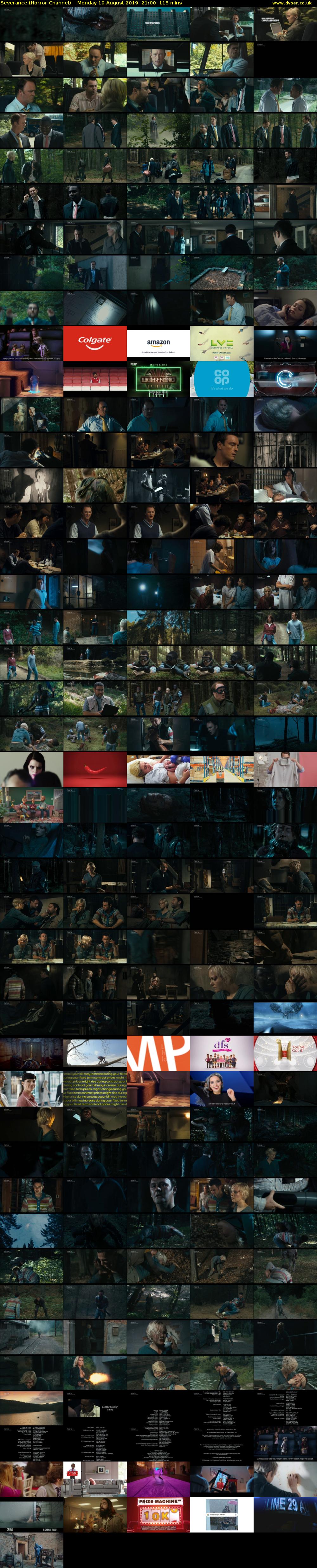 Severance (Horror Channel) Monday 19 August 2019 21:00 - 22:55