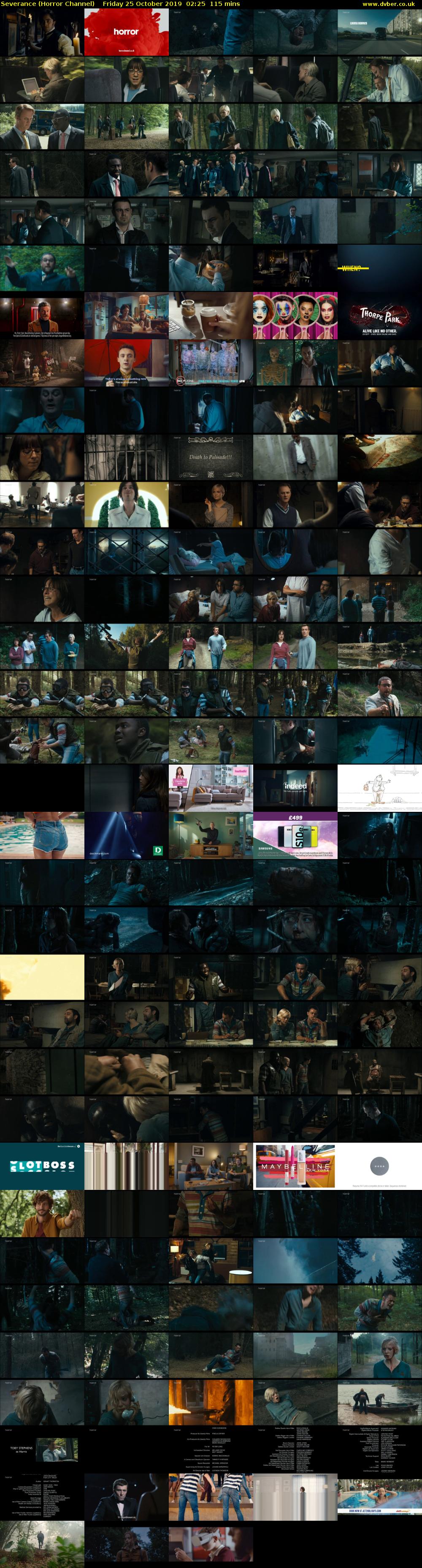 Severance (Horror Channel) Friday 25 October 2019 02:25 - 04:20
