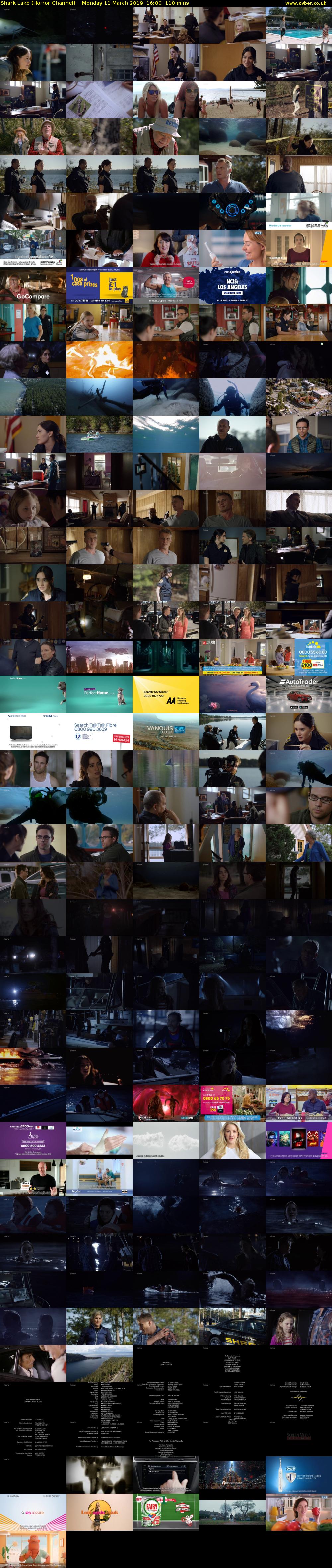 Shark Lake (Horror Channel) Monday 11 March 2019 16:00 - 17:50