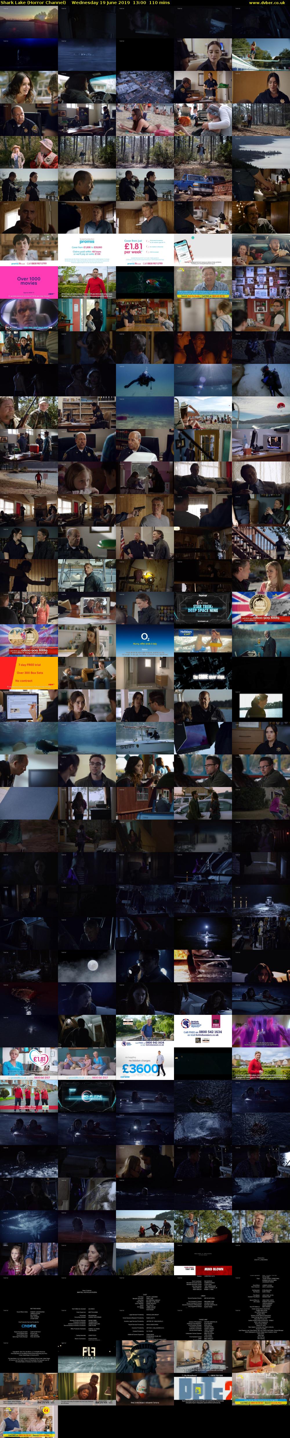 Shark Lake (Horror Channel) Wednesday 19 June 2019 13:00 - 14:50