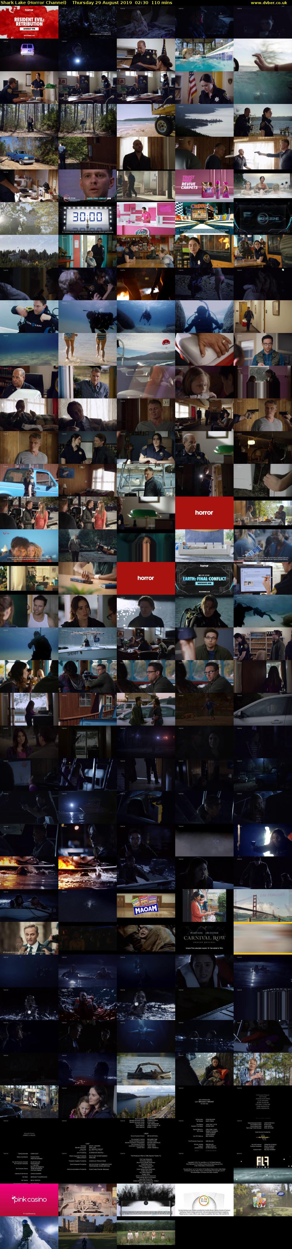 Shark Lake (Horror Channel) Thursday 29 August 2019 02:30 - 04:20