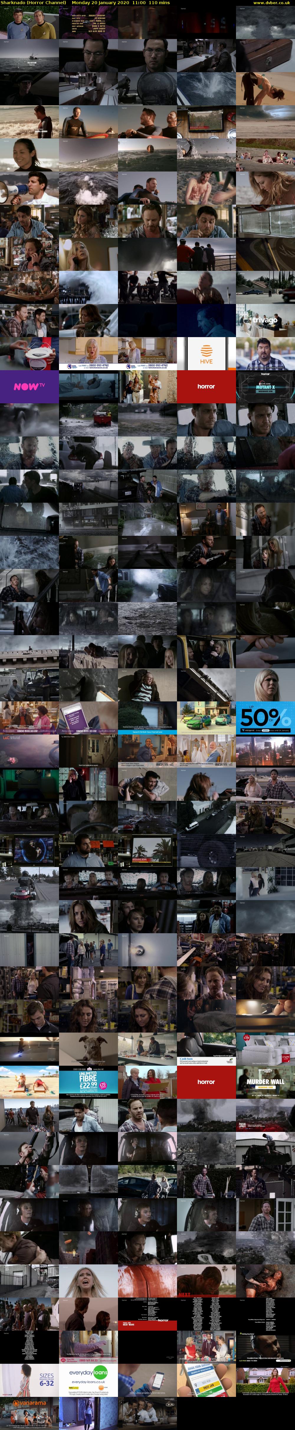 Sharknado (Horror Channel) Monday 20 January 2020 11:00 - 12:50