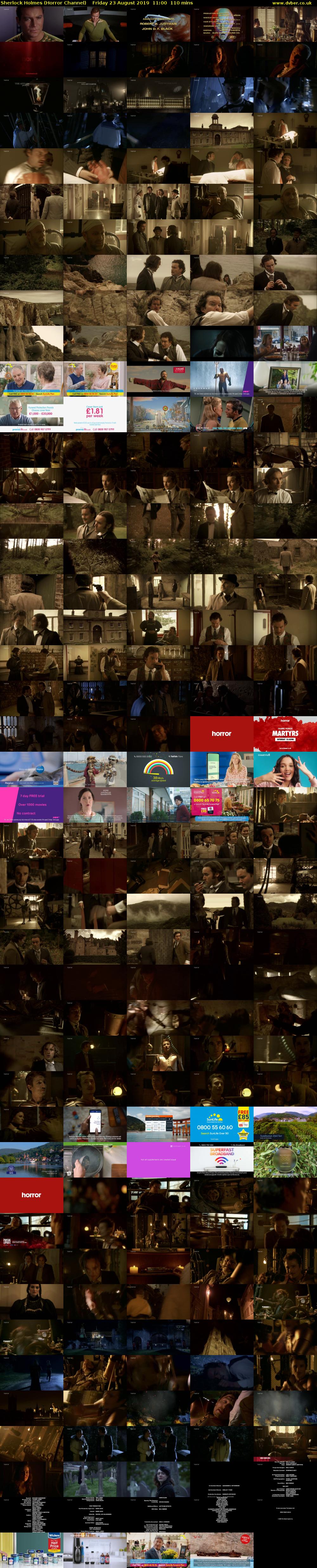 Sherlock Holmes (Horror Channel) Friday 23 August 2019 11:00 - 12:50