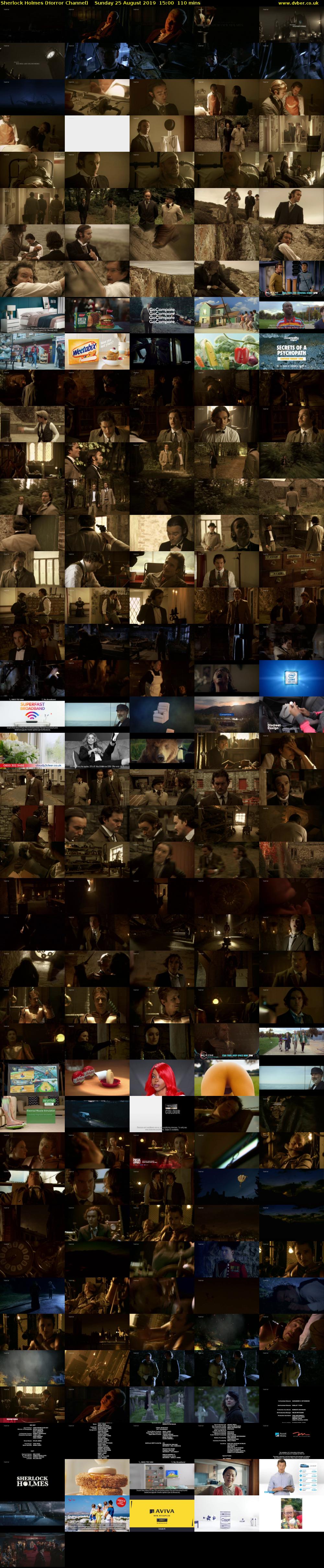 Sherlock Holmes (Horror Channel) Sunday 25 August 2019 15:00 - 16:50