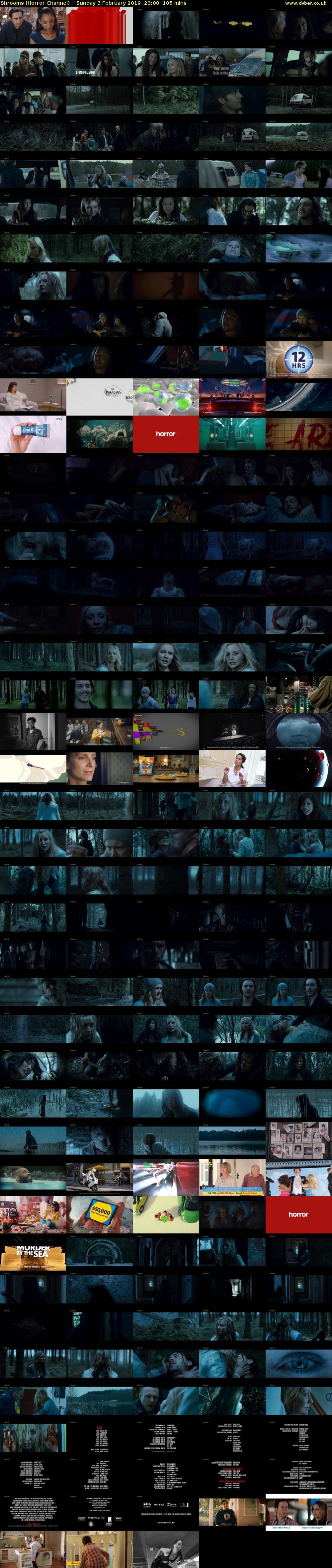 Shrooms (Horror Channel) Sunday 3 February 2019 23:00 - 00:45