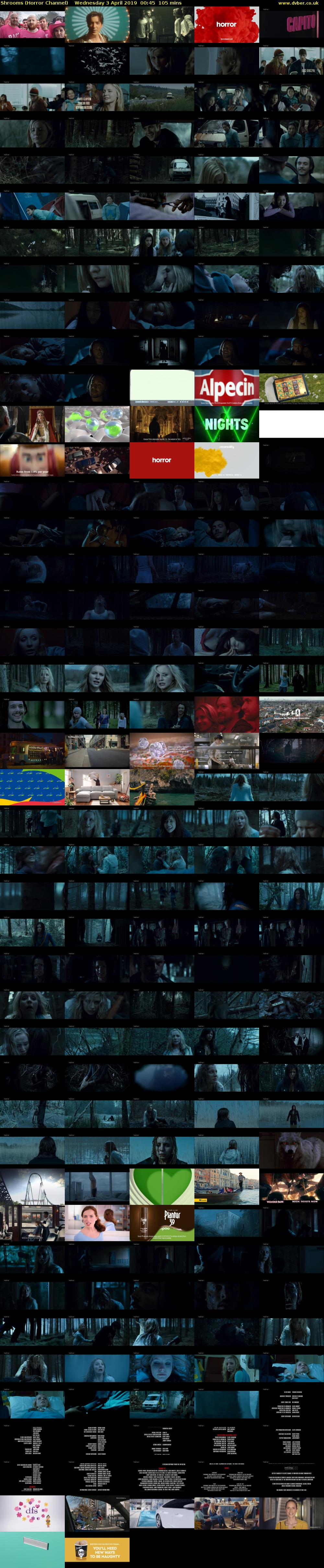 Shrooms (Horror Channel) Wednesday 3 April 2019 00:45 - 02:30