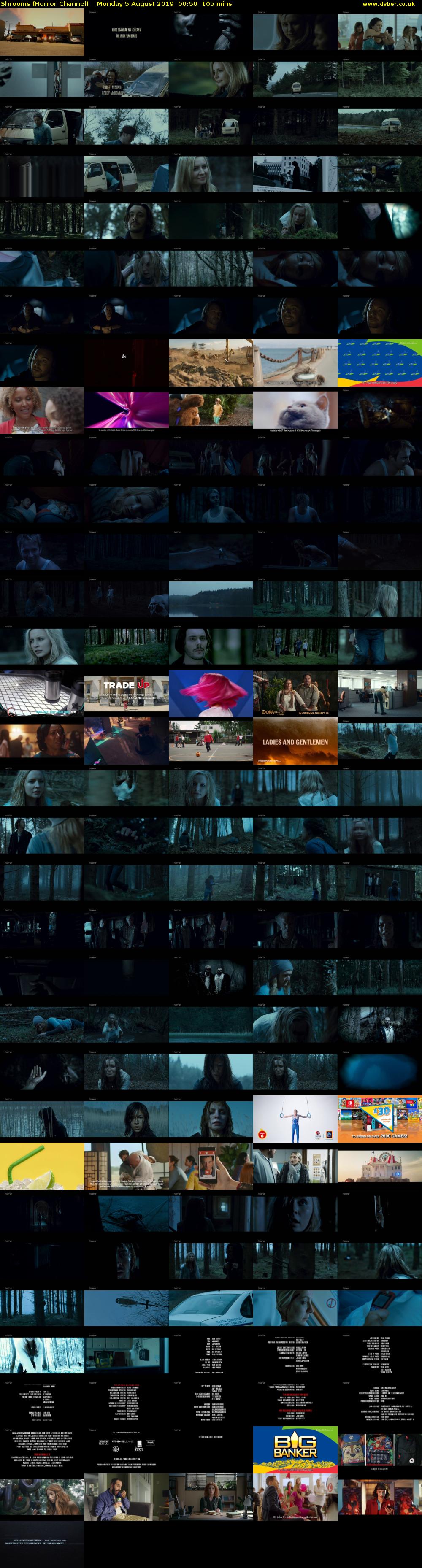 Shrooms (Horror Channel) Monday 5 August 2019 00:50 - 02:35