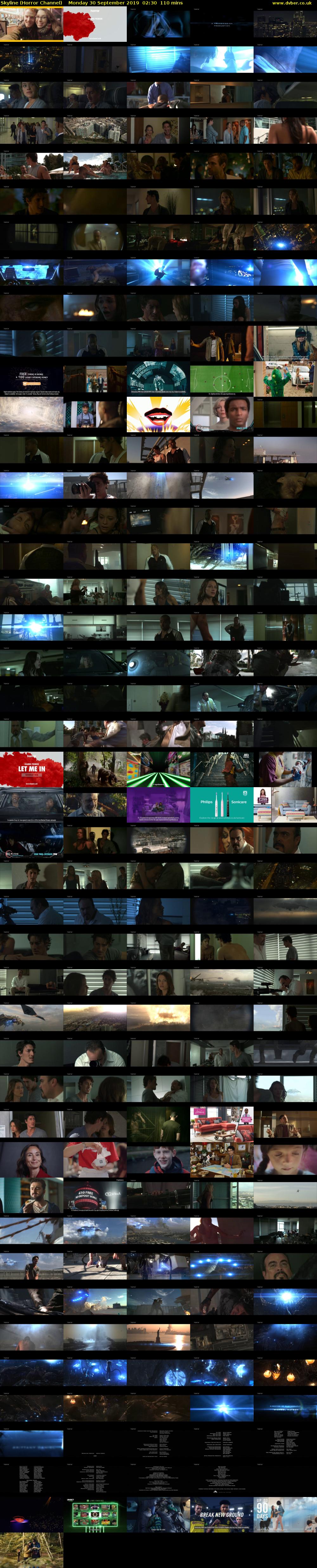 Skyline (Horror Channel) Monday 30 September 2019 02:30 - 04:20