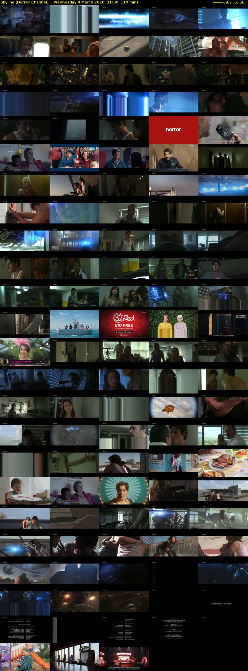 Skyline (Horror Channel) Wednesday 4 March 2020 21:00 - 22:50