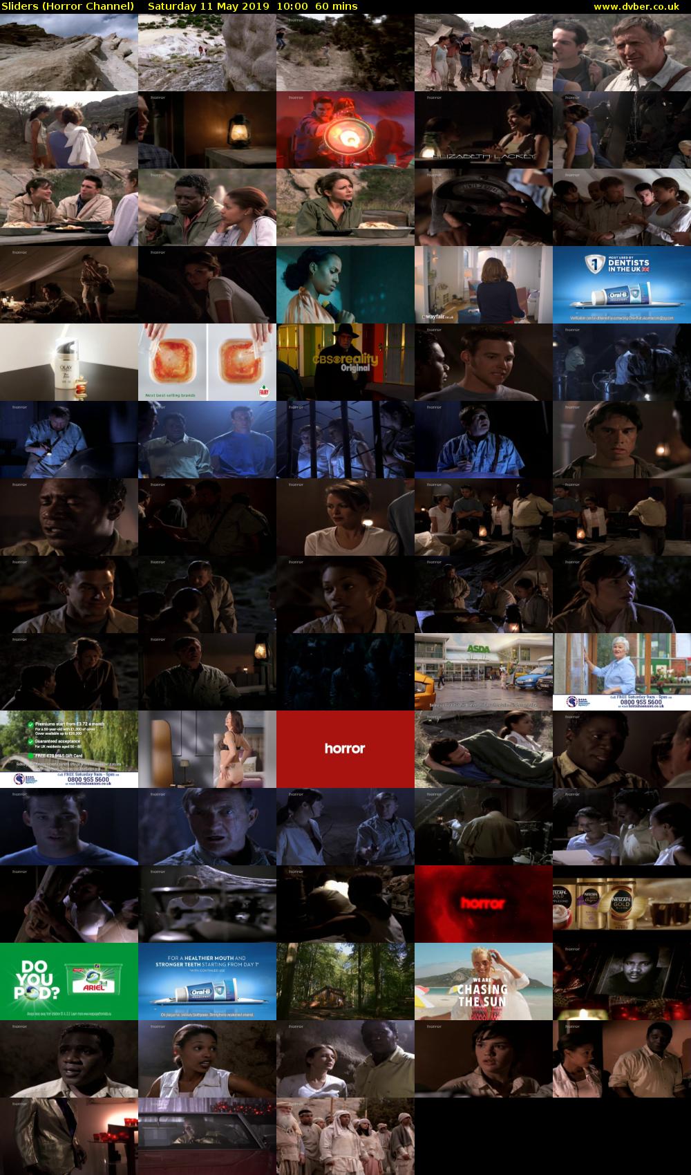 Sliders (Horror Channel) Saturday 11 May 2019 10:00 - 11:00