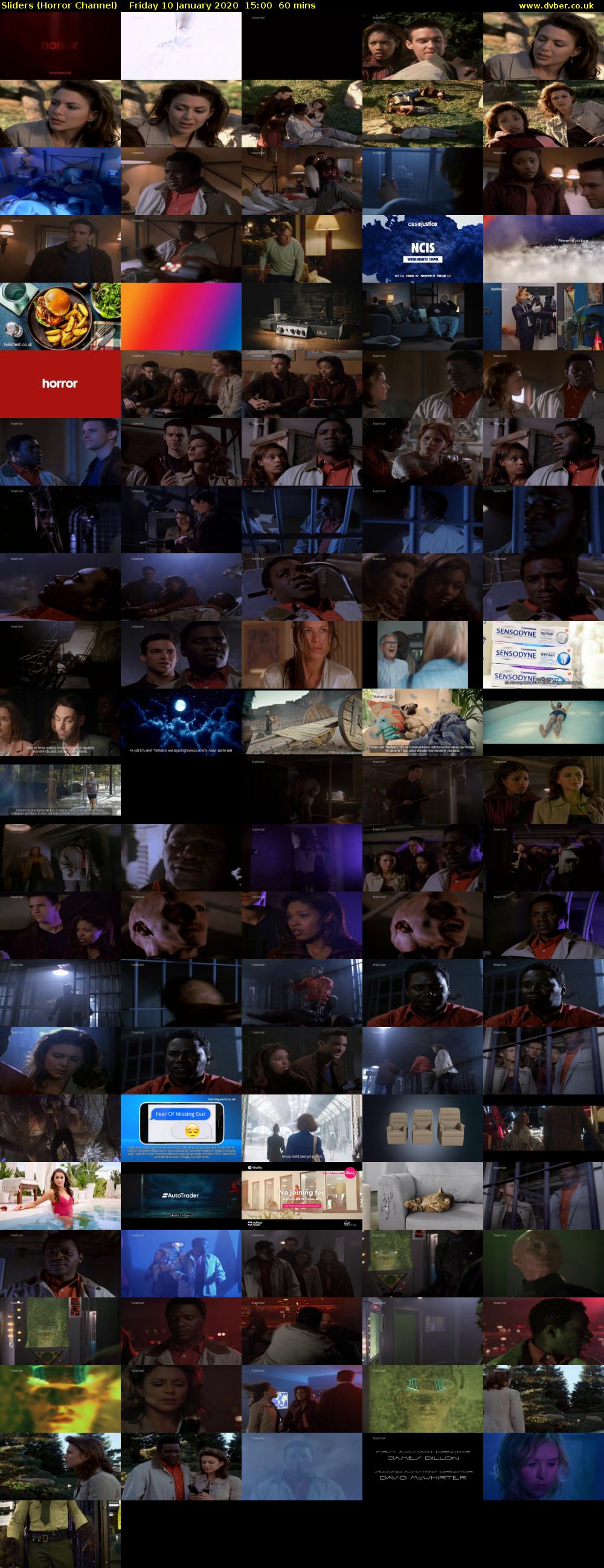 Sliders (Horror Channel) Friday 10 January 2020 15:00 - 16:00