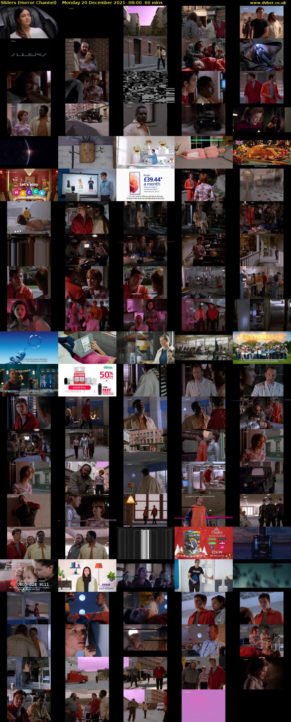 Sliders (Horror Channel) Monday 20 December 2021 08:00 - 09:00