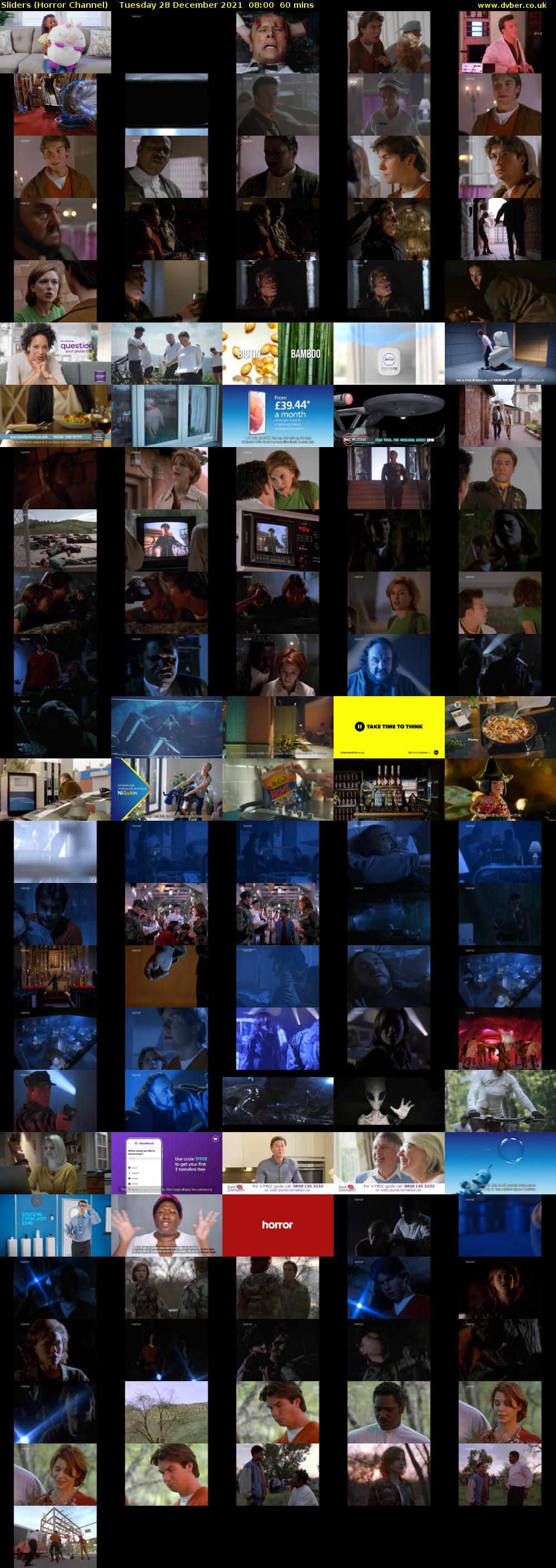 Sliders (Horror Channel) Tuesday 28 December 2021 08:00 - 09:00