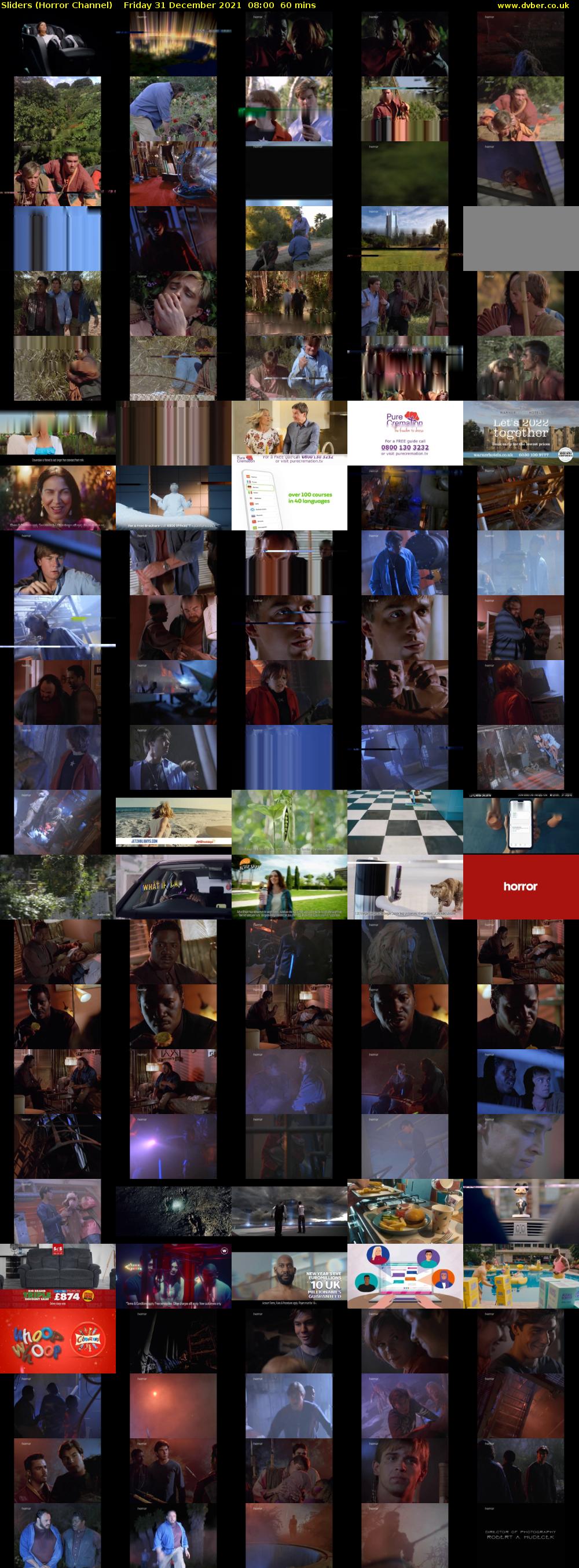 Sliders (Horror Channel) Friday 31 December 2021 08:00 - 09:00