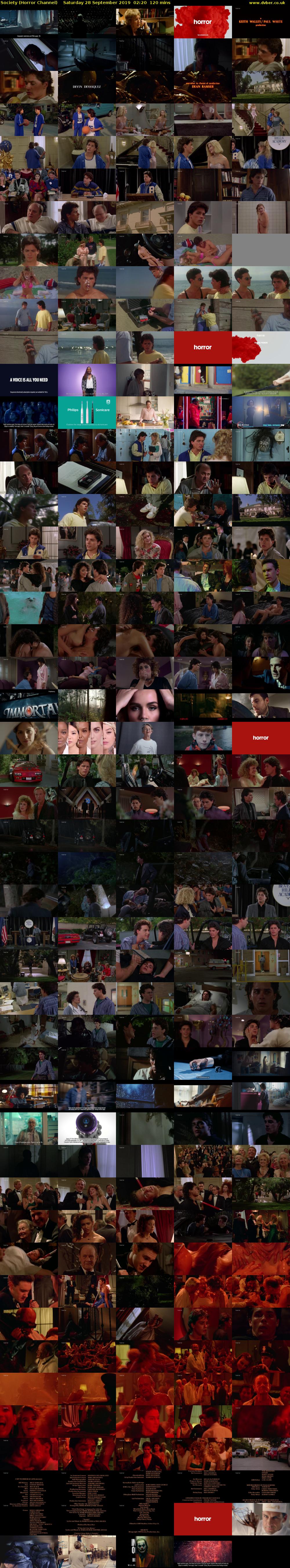 Society (Horror Channel) Saturday 28 September 2019 02:20 - 04:20