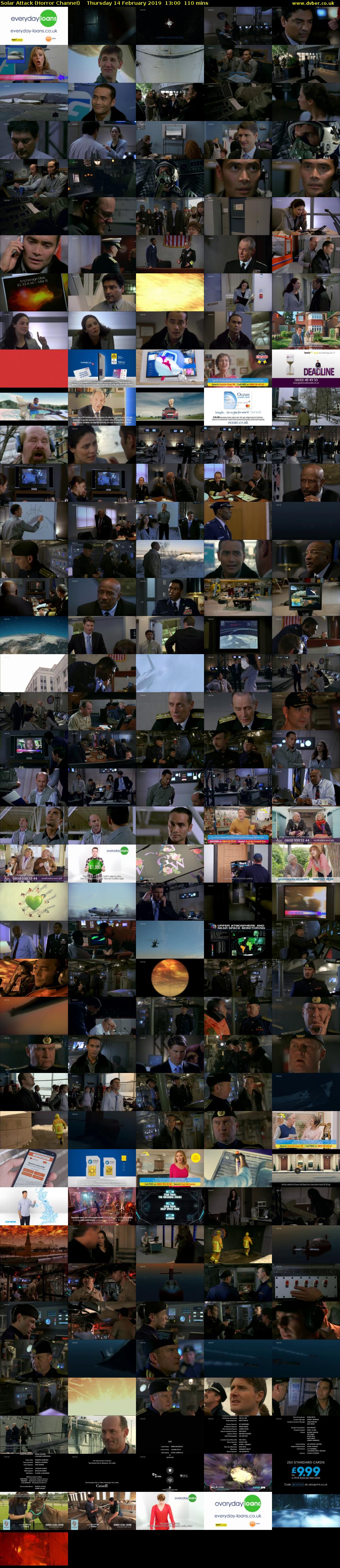 Solar Attack (Horror Channel) Thursday 14 February 2019 13:00 - 14:50