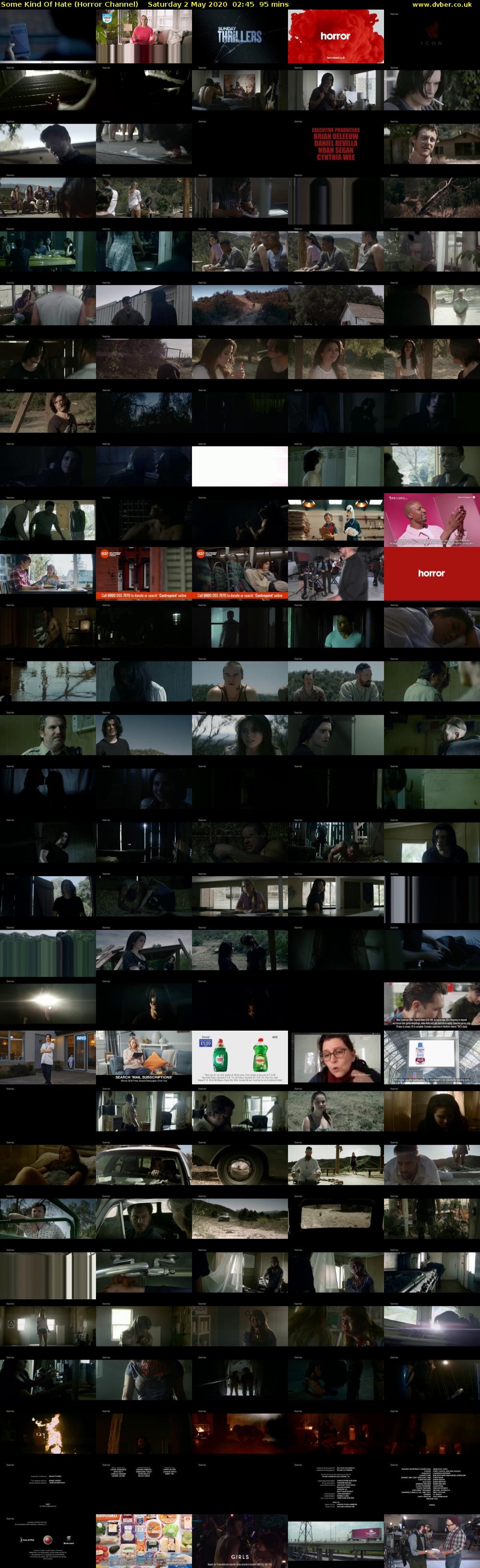 Some Kind Of Hate (Horror Channel) Saturday 2 May 2020 02:45 - 04:20