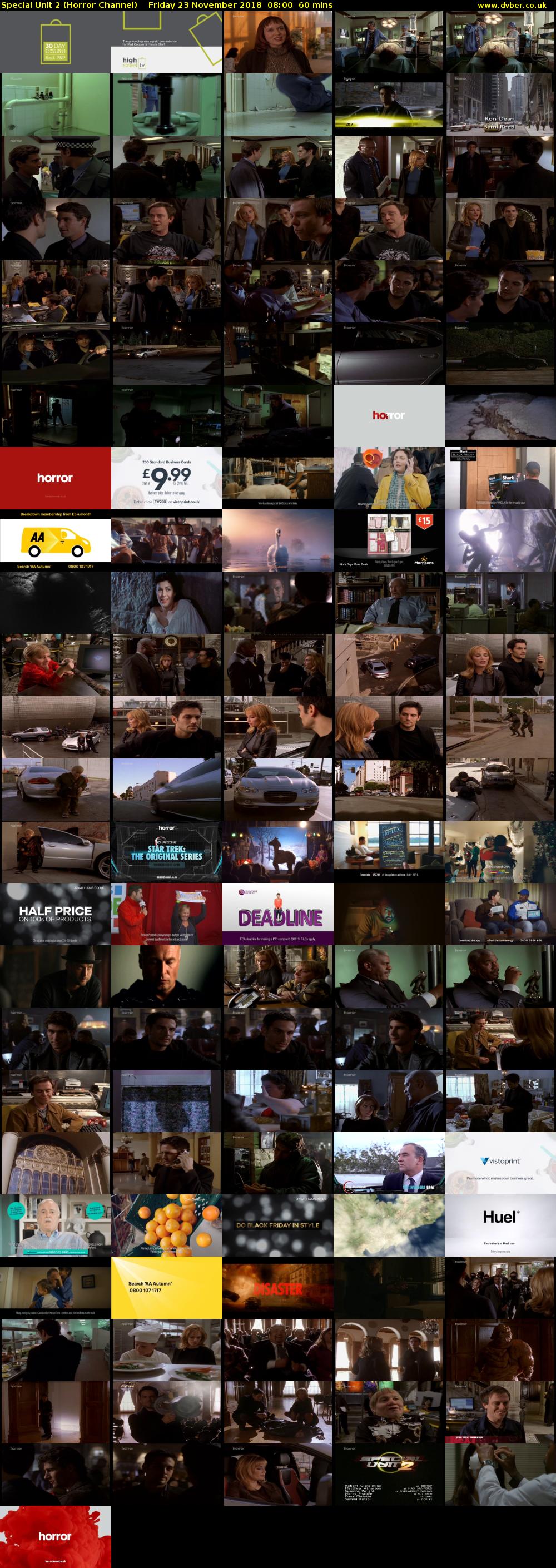 Special Unit 2 (Horror Channel) Friday 23 November 2018 08:00 - 09:00