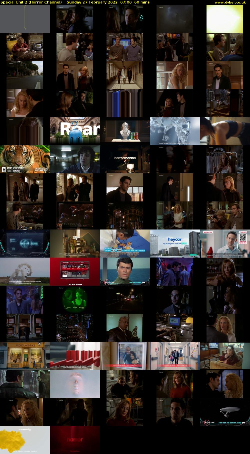 Special Unit 2 (Horror Channel) Sunday 27 February 2022 07:00 - 08:00