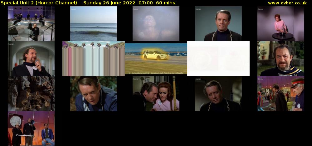 Special Unit 2 (Horror Channel) Sunday 26 June 2022 07:00 - 08:00
