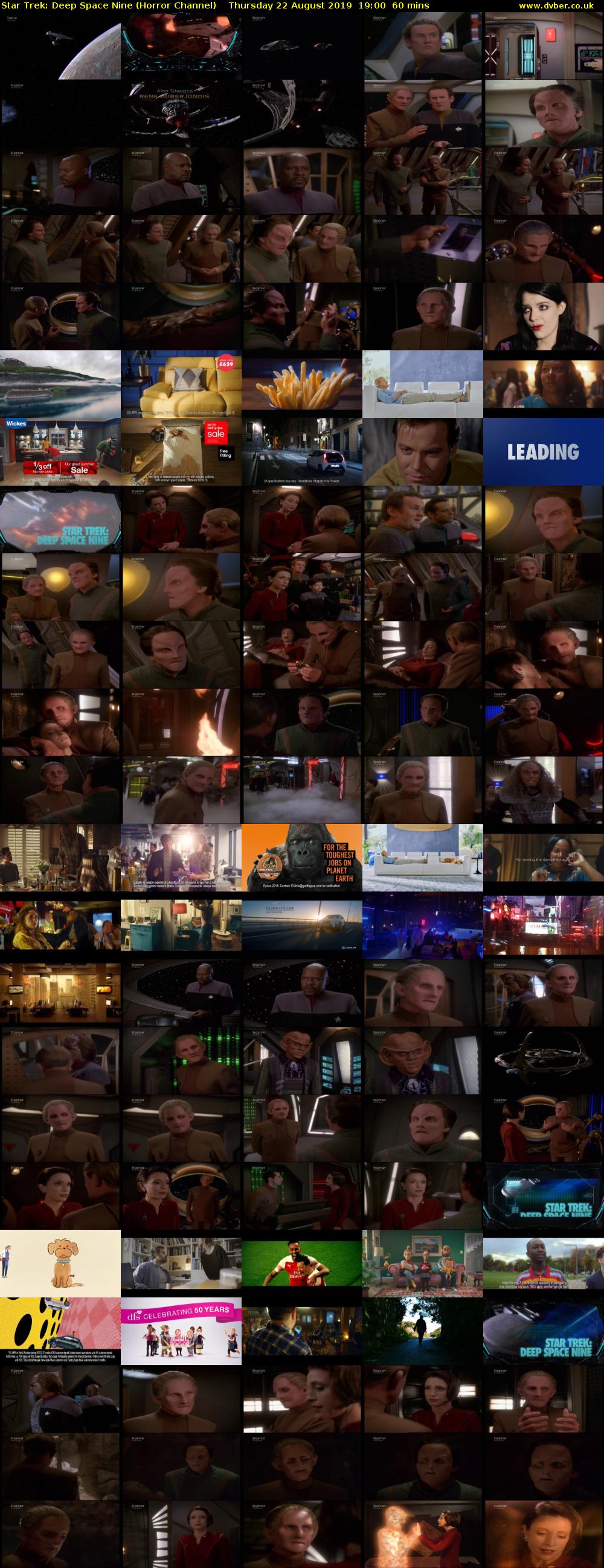 Star Trek: Deep Space Nine (Horror Channel) Thursday 22 August 2019 19:00 - 20:00