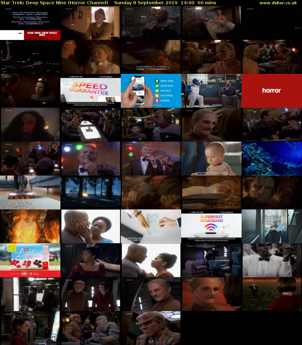 Star Trek: Deep Space Nine (Horror Channel) Sunday 8 September 2019 14:00 - 15:00