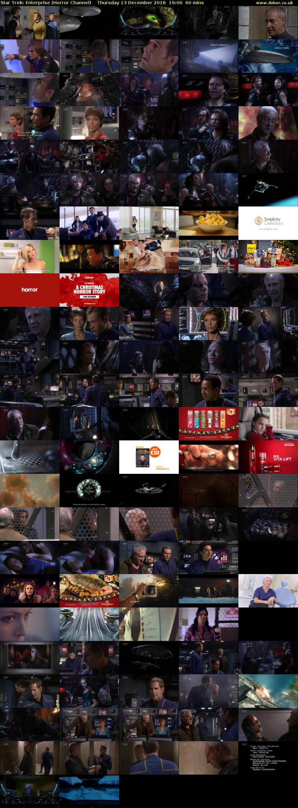 Star Trek: Enterprise (Horror Channel) Thursday 13 December 2018 19:00 - 20:00