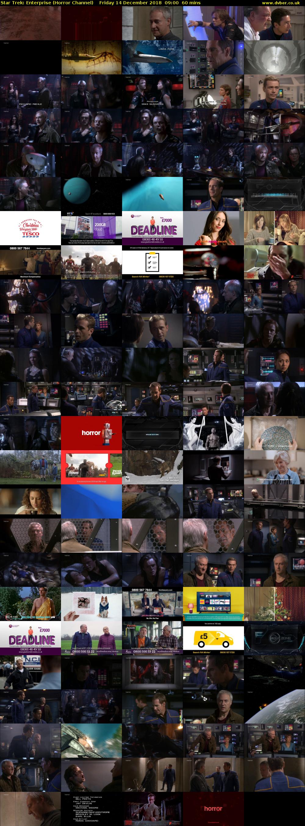 Star Trek: Enterprise (Horror Channel) Friday 14 December 2018 09:00 - 10:00