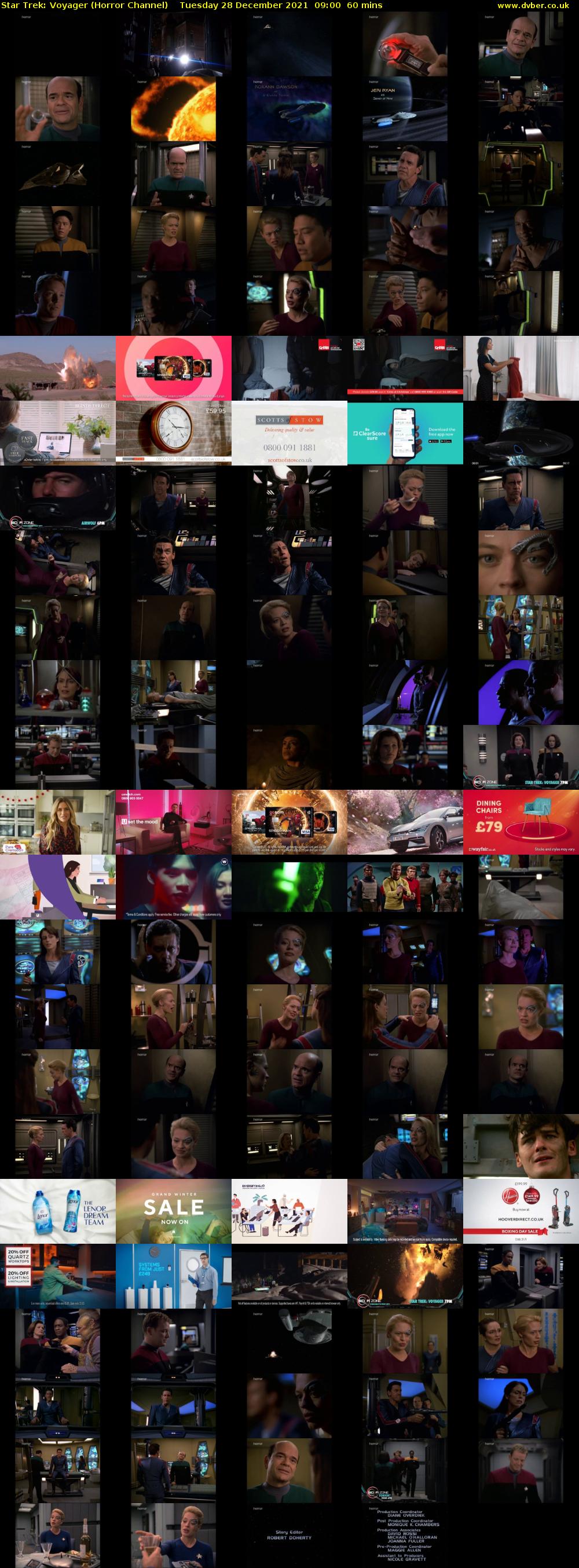 Star Trek: Voyager (Horror Channel) Tuesday 28 December 2021 09:00 - 10:00