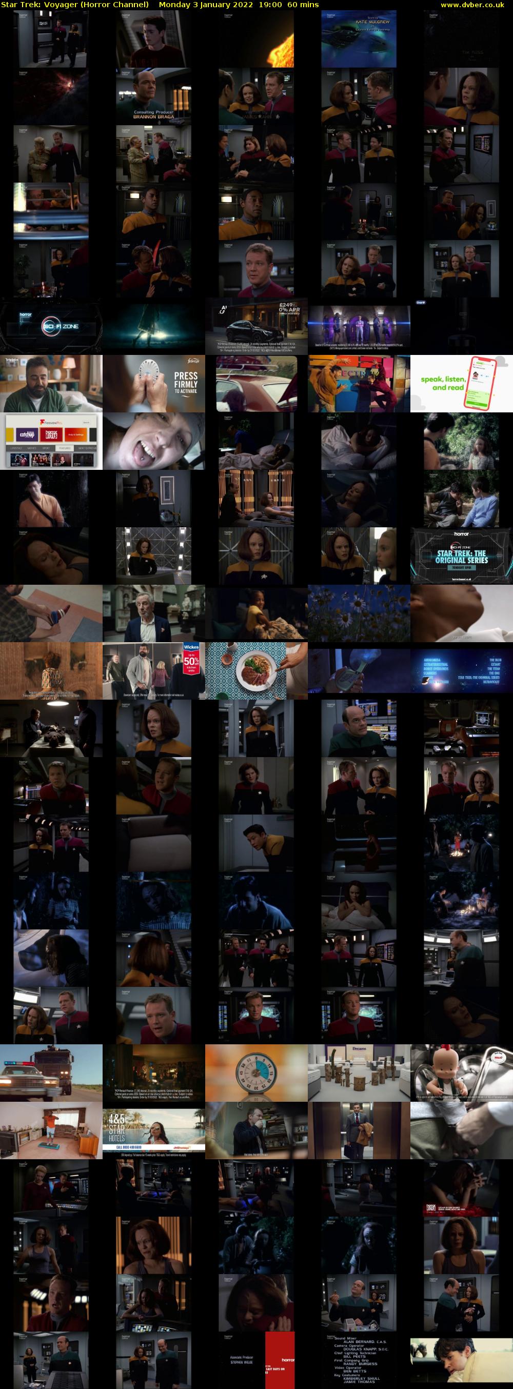 Star Trek: Voyager (Horror Channel) Monday 3 January 2022 19:00 - 20:00