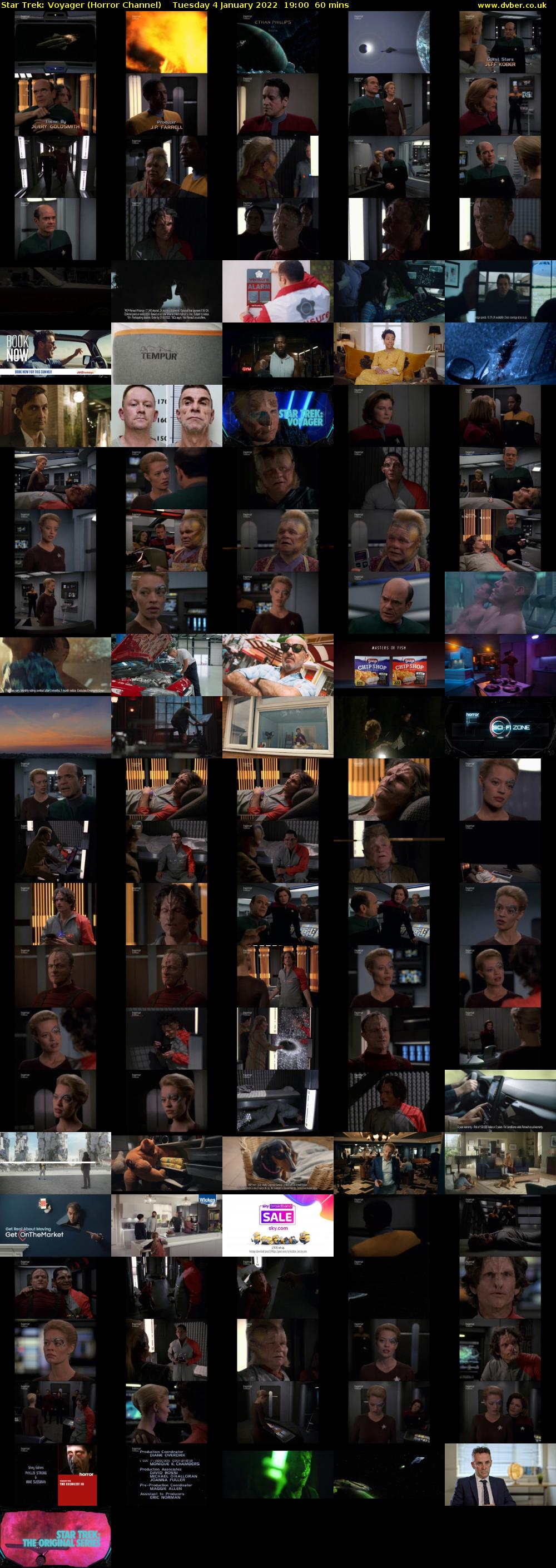 Star Trek: Voyager (Horror Channel) Tuesday 4 January 2022 19:00 - 20:00