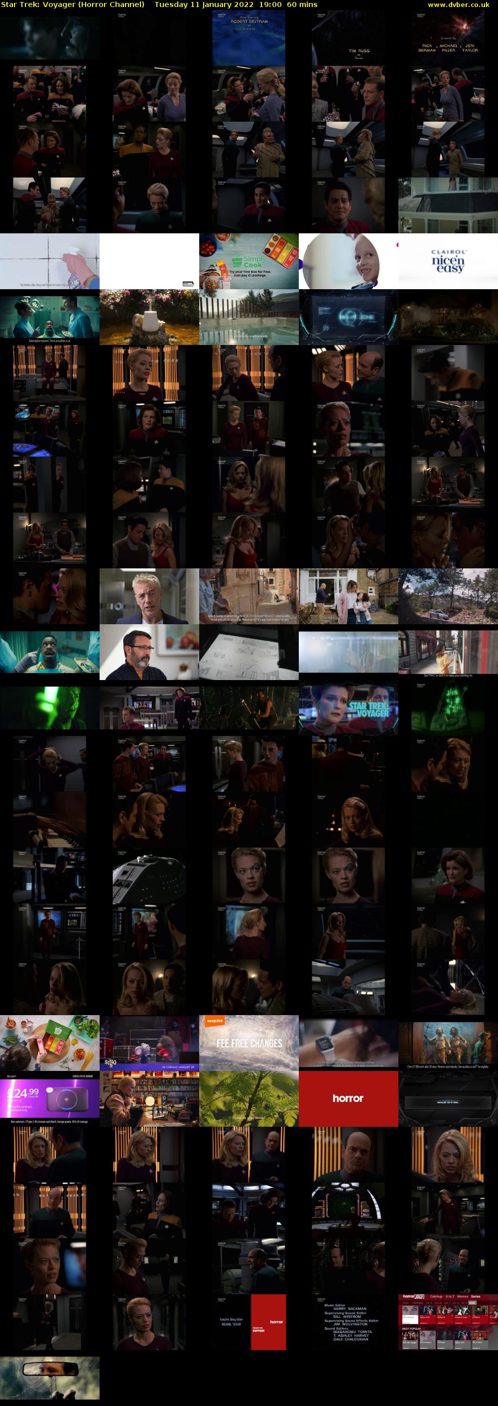 Star Trek: Voyager (Horror Channel) Tuesday 11 January 2022 19:00 - 20:00