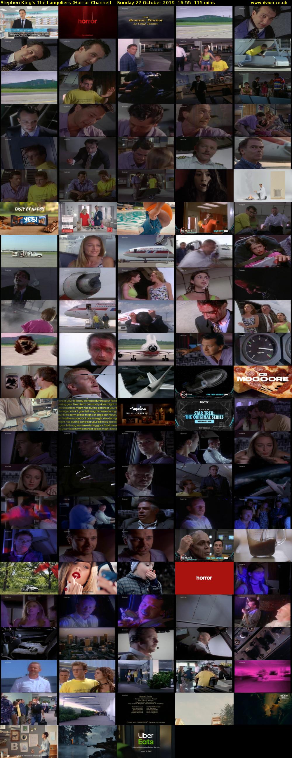 Stephen King's The Langoliers (Horror Channel) Sunday 27 October 2019 16:55 - 18:50