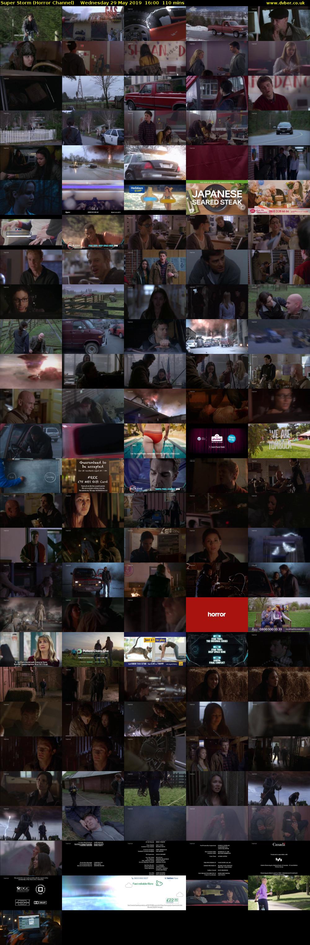 Super Storm (Horror Channel) Wednesday 29 May 2019 16:00 - 17:50